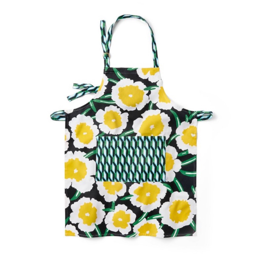NWT Arrow Geo Green/Yellow Poppy Adult Cooking Apron - DVF for Target